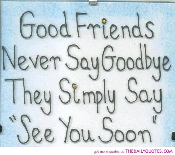 Farewell, my loved ones